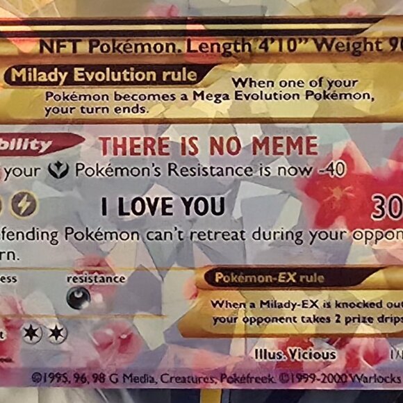 Milady Meme Pokemon Card - Picture 6 of 9